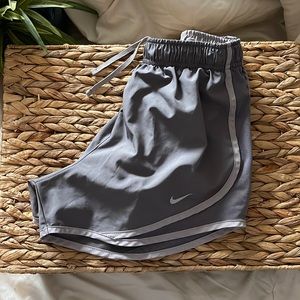 Nike tempo shorts, size small, gray